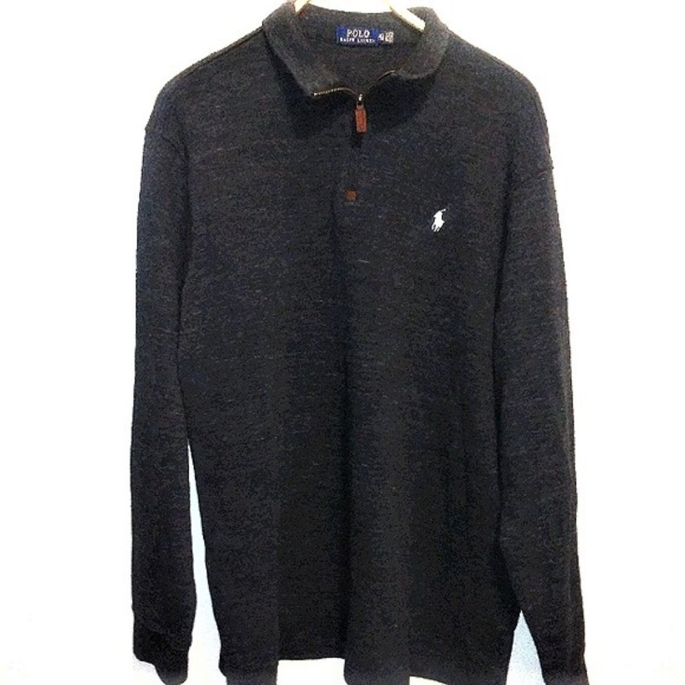 Polo by Ralph Lauren heather gray pullover - Picture 4 of 9